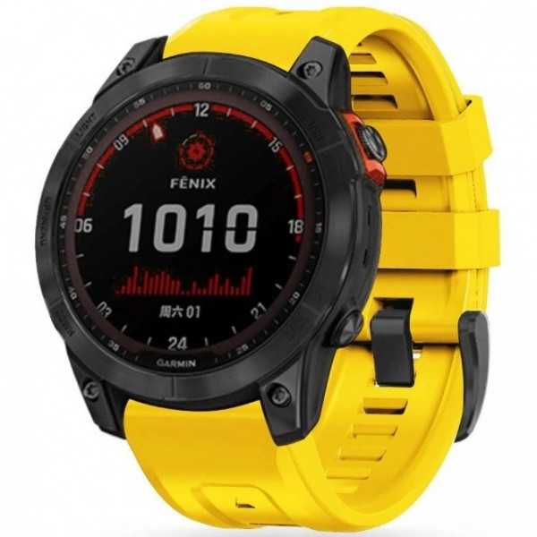  Ремешок Tech-Protect IconBand для Garmin Fenix 5 | 6 | 6 Pro | 7 Yellow (9589046921506)